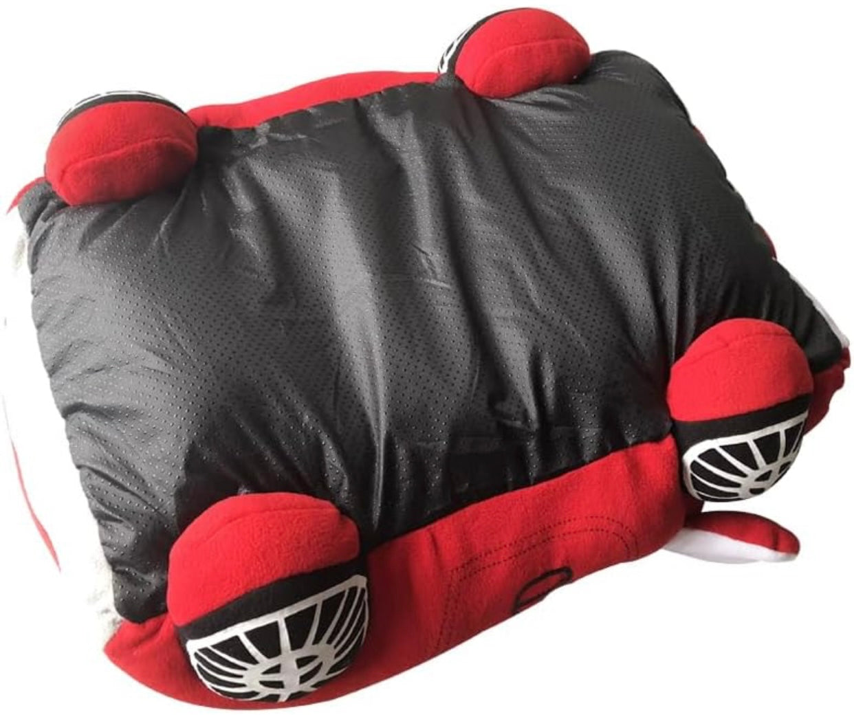 the bottom side of the SnuggleSeat car-shaped dog bed    