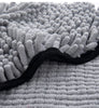 Super absorbent pet grey bathrobe for quick drying after bath