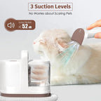 Pet Grooming Vacuum Kit three suction levels low noise 