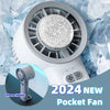Turbo Ice Cold Fan, handheld high-speed cooling device`