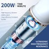 Ultrasonic pet teeth cleaner demonstrating IPX6 waterproof feature