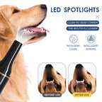 Ultrasonic pet teeth cleaning device with 2 million vibrations per minute