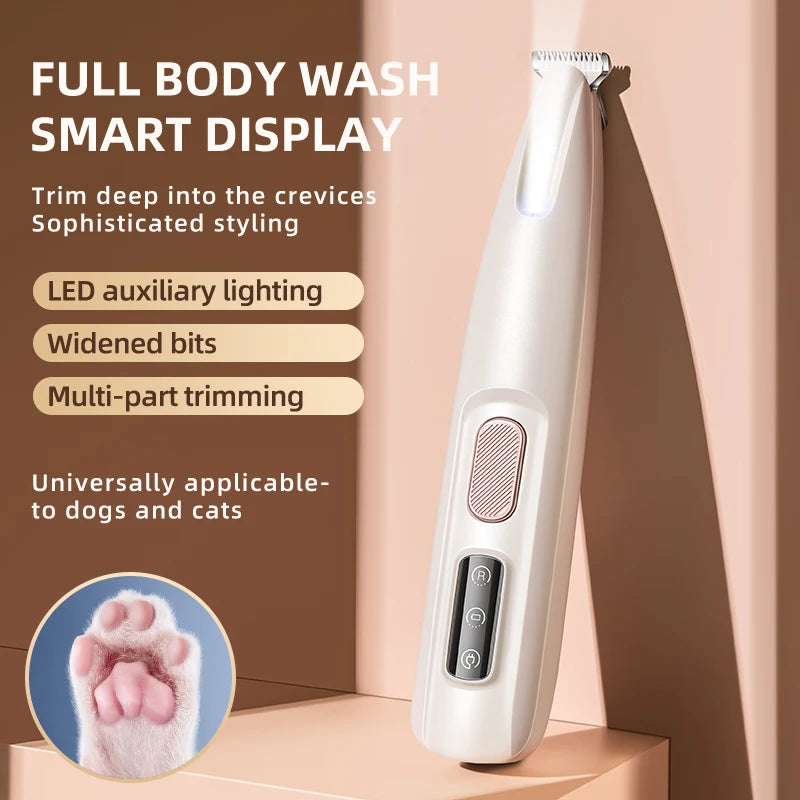  USB Charging Smart LED Pet Groomer  
