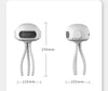 Product dimensions of the robot night light fan