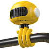 Robot night light fan attached to a baby stroller yellow 